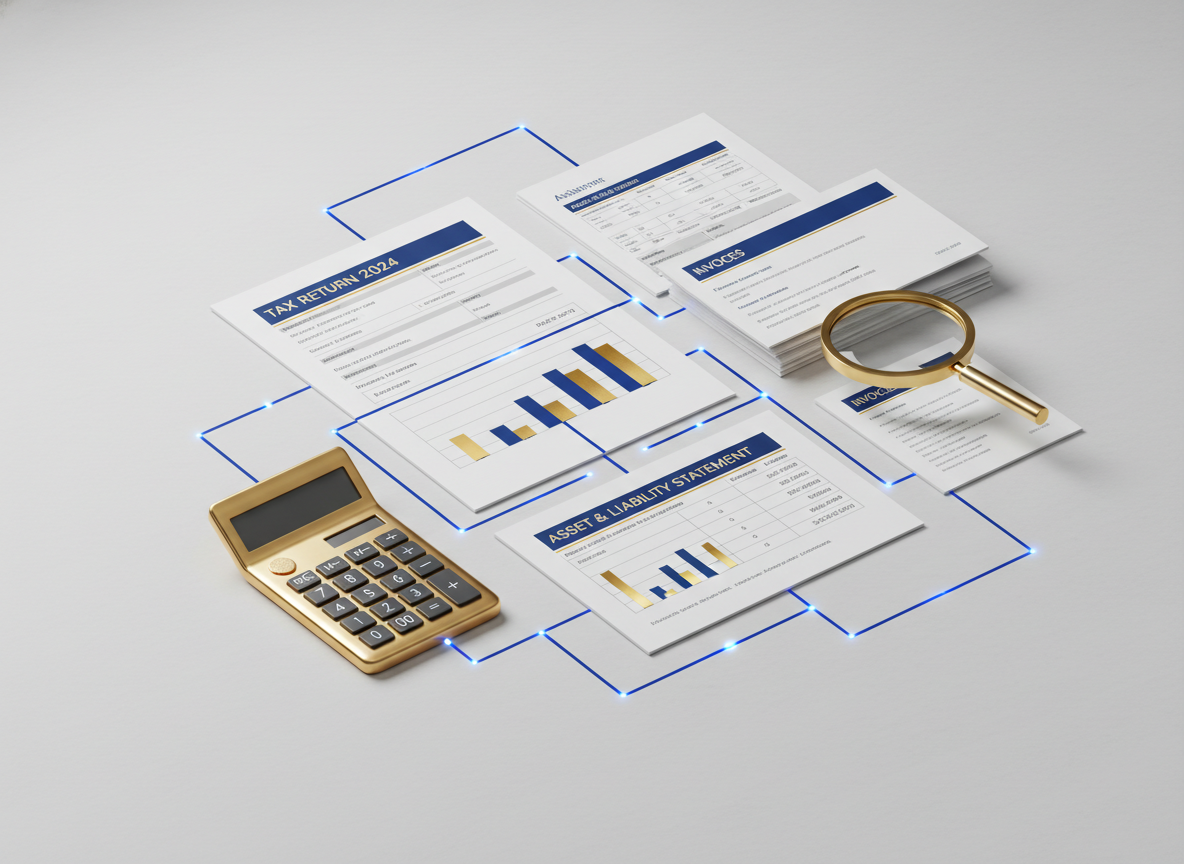 Financial documents and tax forms